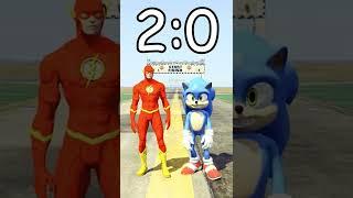 FLASH vs SONIC in GTA 5! (BATTLES) #shorts