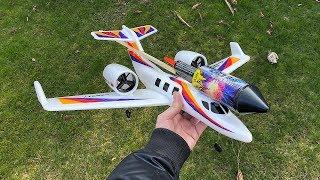 Rocket powered RC Jet Airplane !! Super Acceleration