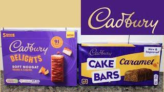 Cadbury Delights Orange & Caramel and Cadbury Caramel Cake Bars Review