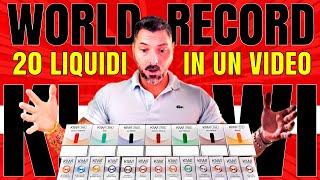 20 liquidi KIWI VAPOR in un solo video - WORLD GUINNESS RECORD 