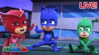  LIVE! PJ Masks Full Episodes  | Owlette in the sky! + More superhero cartoons | #live