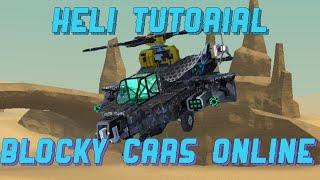 [TUTORIAL] How-To-Make a Apache Helicopter in BLOCKY CARS ONLINE