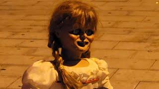 fake Annabelle Doll on the street #shortvideo #viral #fypシ