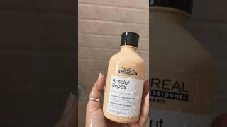 L'Oréal absolute repair shampoo  #loreal #lorealshampooreview #shorts #shortsvideo #youtubeshorts