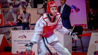 Jesus Tortosa (ESP) vs Mikhail Artamonov (RUS). European Taekwondo Championships Kazan-2018