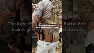 Gear up with ​⁠@Koreessentialsbrand Micro Battle Belt #battlebelt #rangetime  #korebattlebelt