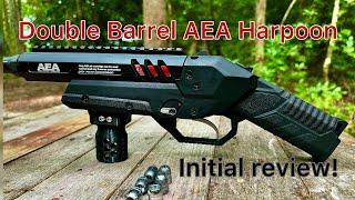 This Sawed-off-Shotgun style Air Pistol Is Insane! AEA Harpoon (Double Barrel Big Bore Air Pistol)