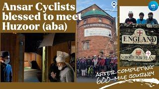 Ansar Cyclists Blessed To Meet Huzoor (aba) After Completing 600-Mile Journey