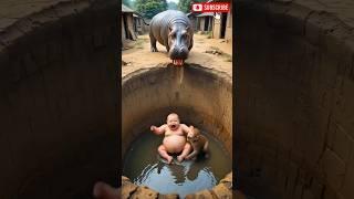 You Won’t Believe Hippocampus Mouth Released Millions of Buffalo!  | Wild Village Scene #shorts