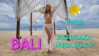 Бали / Обзор пляжа в Отеле Merusaka Nusa Dua 5 / Индонезия