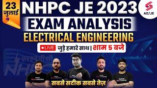 NHPC JE Exam Analysis 2023: Detailed Insights, Exam Review, and Key Highlights - NHPC JE Analysis