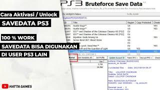 CARA Unlock SAVEDATA Menggunakan Bruteforce PS3 LEWAT PC ‼️ 100% BERHASIL