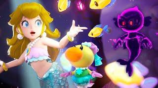 Princess Peach Showtime! - ALL Mermaid Levels (Full Story / 100% Walkthrough)