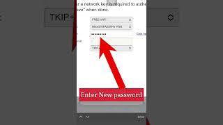 How to change Wifi password on mobile & PC || how to change PTCL modem Wifi password #shorts