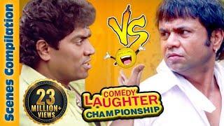 Johnny Lever Comedy Scenes  VS  Rajpal Yadav Comedy Scenes {HD} - 1 - Comedy Laughter Championship