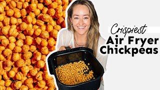 Ridiculously Crispy Air Fryer Chickpeas (In 15 Minutes)