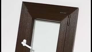 Baydee wooden color casement window show