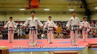 DPRK Taekwon-do ITF Demonstration Team.