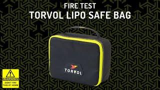 Torvol LiPo Safe Bag - Fire Test