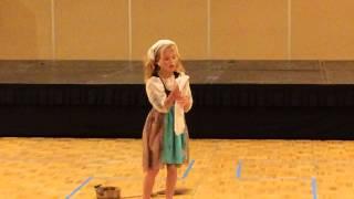 Katie Carson (7 years old) "Castle On A Cloud" at the 2014 Ohio AAMTC Talent Competition