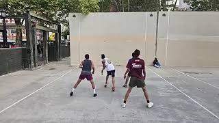 Grand Street - Tavo & Tyson vs Javier & Josh - Doubles Game Filmed By Handball United - 8.30.2023