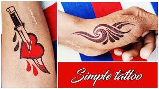 How to make temporary tattoo at home  beautiful idea loving tattoo