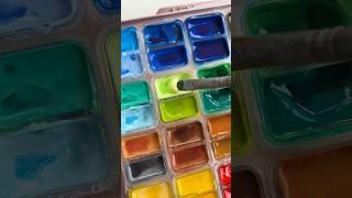 Isn’t it satisfying 🪄🩵 #art #satisfying #painting #acrylicpainting #pattern #viralvideo #short