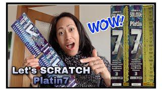 500,000 Platin 7 Scratch Germany Lotto | Let’s enjoy and fun scratching our winning card.