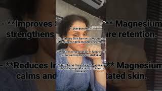 magnesium benefits #health#beauty#skincare#shorts#short#youtubeshorts