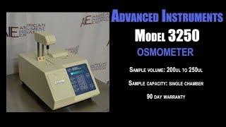 Advanced Instruments model 3250 osmometer (3350D METER)