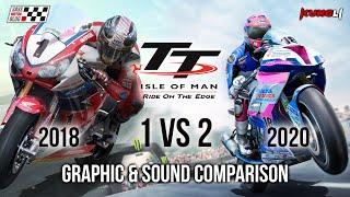 TT Isle of Man 1 vs 2 Graphics & Sound comparison