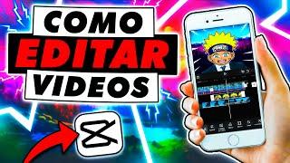  Cómo EDITAR VIDEOS con CAPCUT en CELULAR  | TUTORIAL de EDICION de VIDEO (FÁCIL Y RÁPIDO)  2024