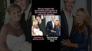 11 couples who successfully got together in the American variety show series the bachelor#celebrate