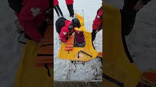 Pleasant Mountain Ski Patrol - Toboggan Packing Training