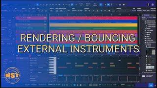 Studio One 6: Rendering \ Bouncing External Instruments - Home Studio Trainer