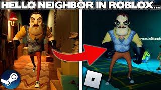 I Played Hello Neighbor In Roblox...