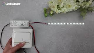 Fade-in Fade-out Push+RF LED Dimmer V1-F（Use Ways）