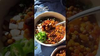 This lentil chili has 28 grams of protein in every bowl! 