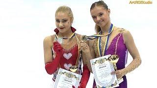 UO2013 POPOVA Natalia, MILEVSKAYA Alina, KHNYCHENKOVA Anna -AWARD Ladies - All around - UkrChamp2013