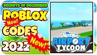 NEW CODES Airport Tycoon! By Fat Whale Games, Roblox GAME, ALL SECRET CODES, ALL WORKING CODES