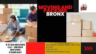 Moving and Packing Bronx | 5 Star Movers LLC - Bronx Moving Company | www.5starmoversllc.com