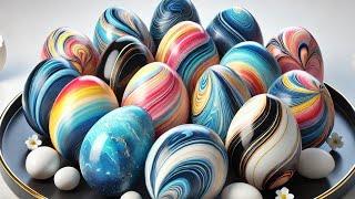 In 3 MINUTES! Dyeing eggs is VERY EASY! How to dye Easter eggs.