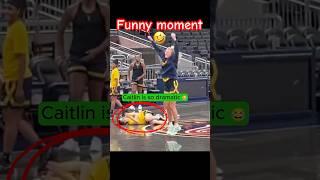Caitlin Clark’s Funny Reaction After Sophie Wins Half-Court Contest  | Wholesome WNBA Moment