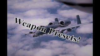 How to Create Weapon Presets in DCS