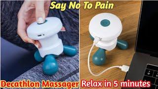 Decathlon Rechargeable Body Massager || Aptonia Vibrating Electronic Massaging Tool