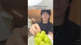 Eating grapes be like: