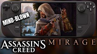 Assassin's Creed Mirage on LCD Steam Deck is INCREDIBLE - Native Resolution? - 40 FPS?