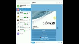 Telegram bot for Mikrotik