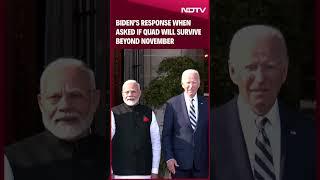 Quad Summit | What Biden Said, When Reporter Asked Whether Quad Will Survive Beyond November
