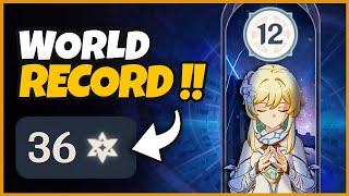 A 6 Days Old F2P Account, Set The World Record By Clearing Abyss 12!!!